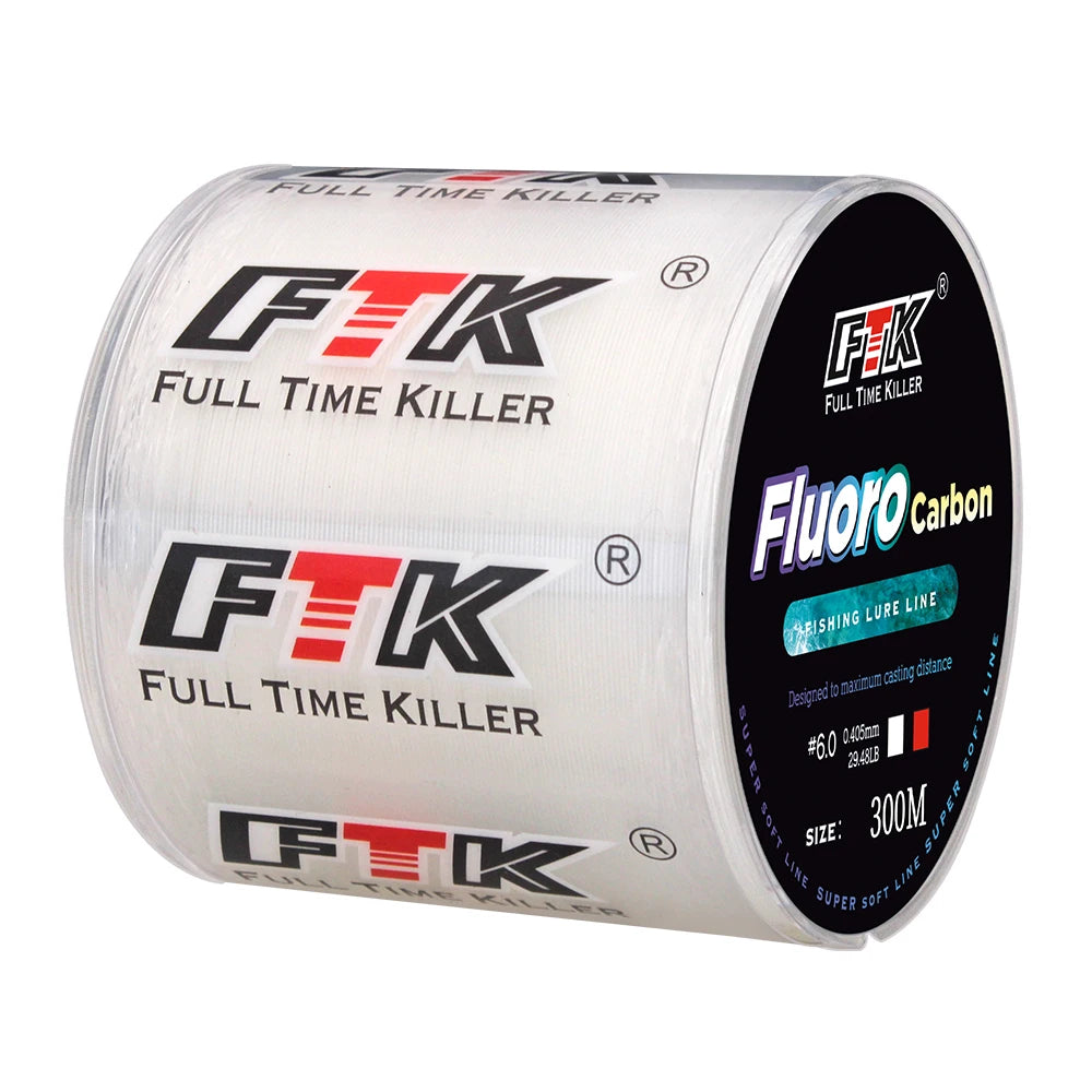 Carbon Fiber Fluorocarbon Fishing Line 300m/500m | 0.14mm–0.50mm