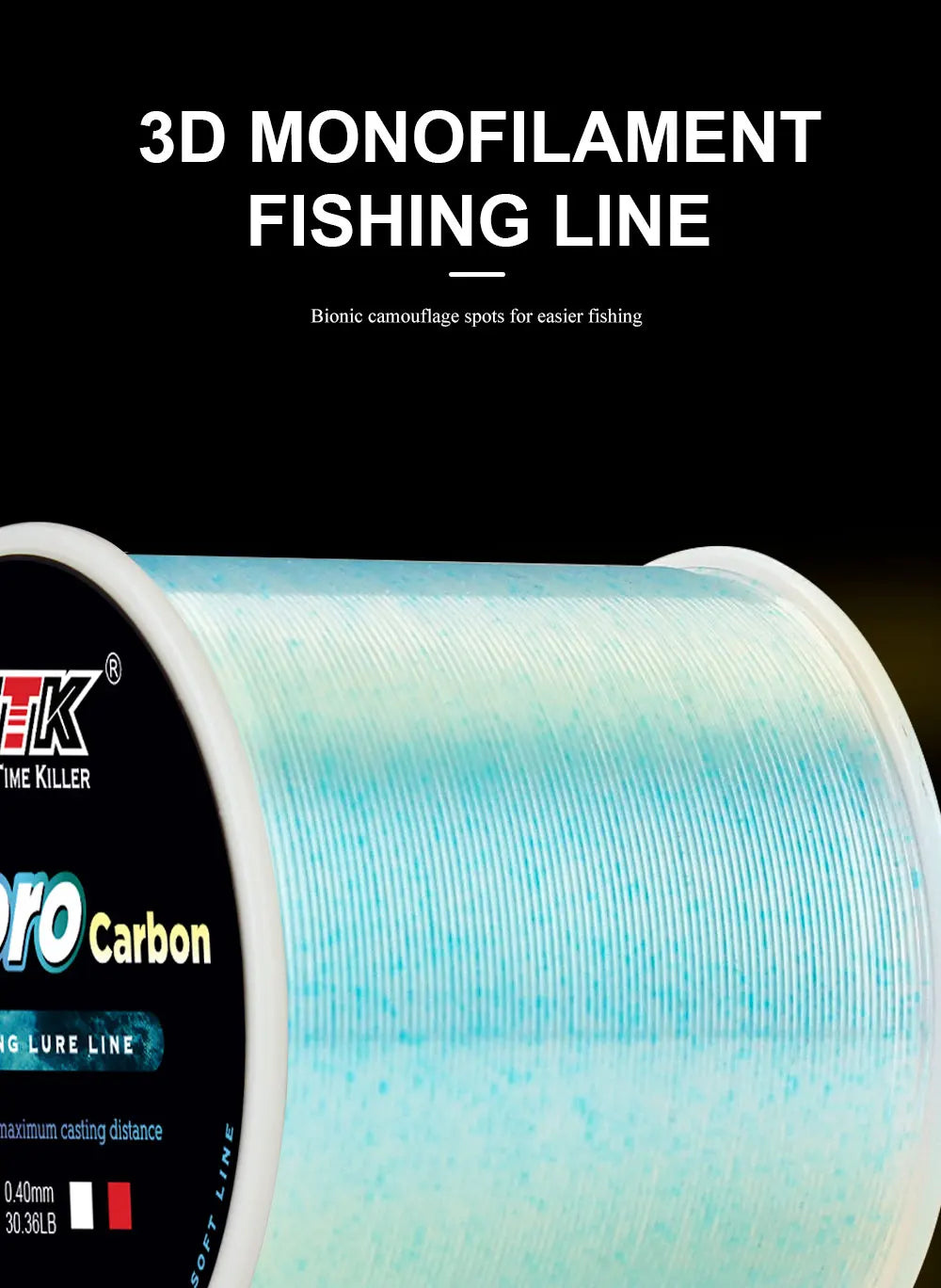 Invisible Fishing Line 300/500m - Fluorocarbon Coated