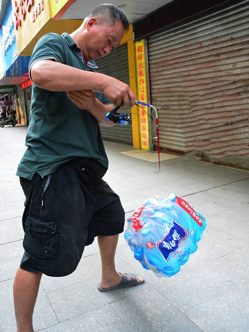 Automatic Spring Fishing Rod Foldable Travel - OCEANIS GEAR