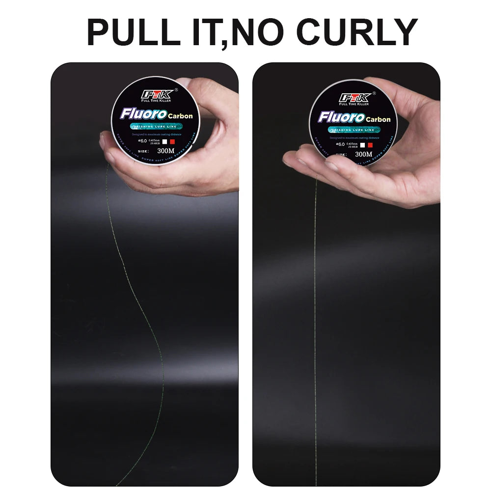 Invisible Fishing Line 300-500m Fluorocarbon 0.20-0.50mm - OCEANIS GEAR