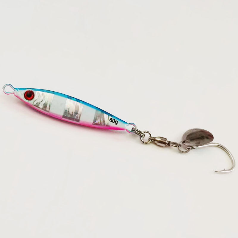 Metal Jig Lure Speed Sink | Sequin Hook | Sea Fishing | 20-100g