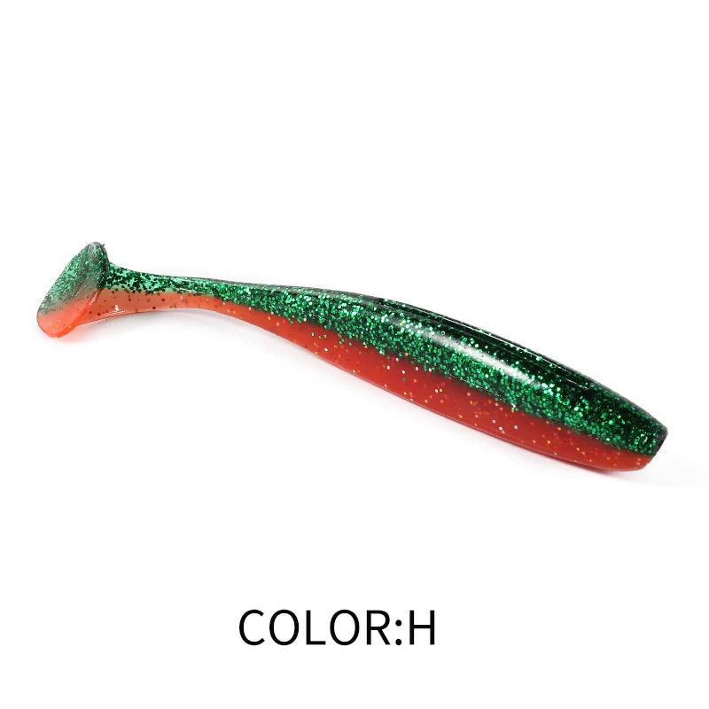 Soft Shiner Lures 50-100mm - Pike Bait 10-20pcs