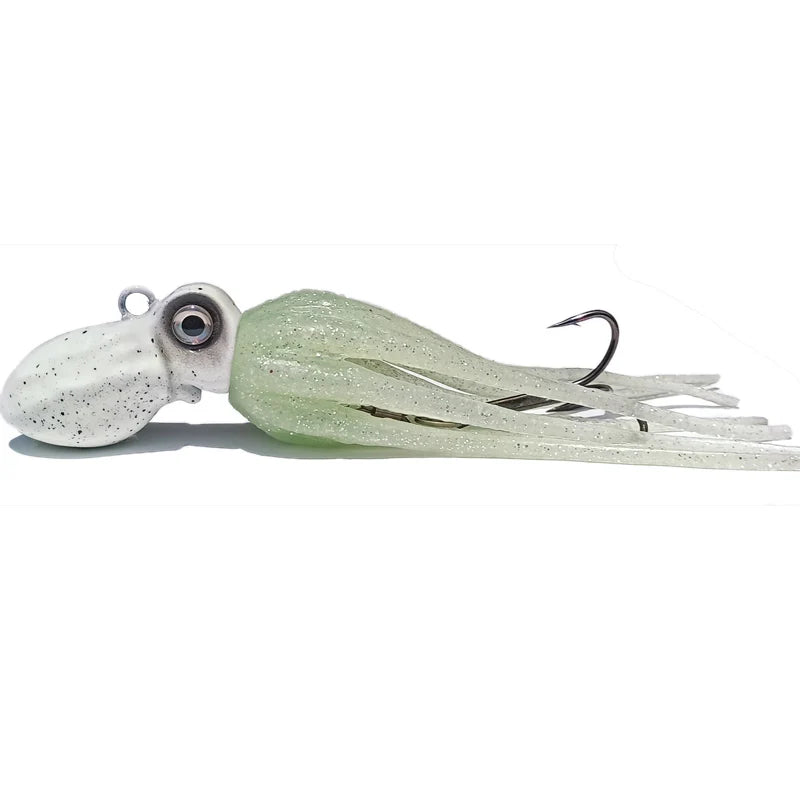 Metal Head Trolling Lure Octopus 100-400g - Glow