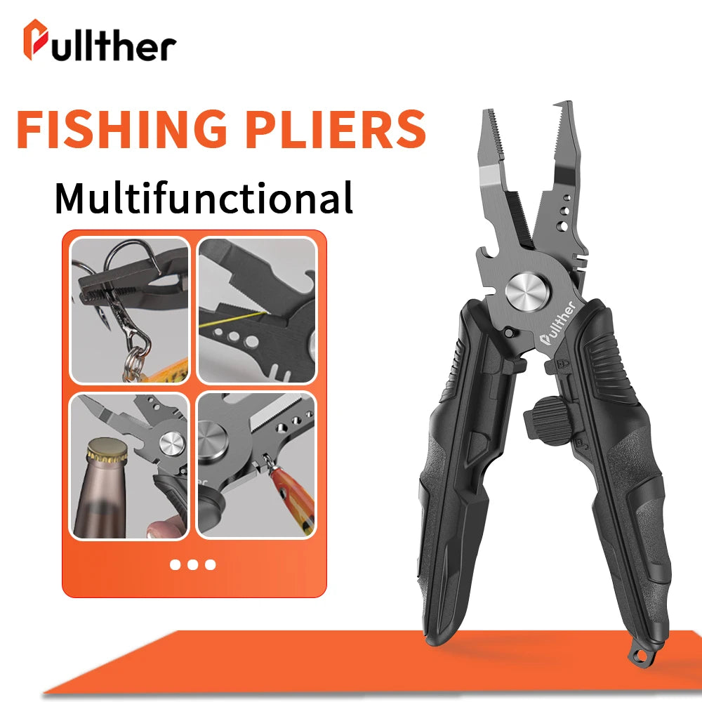 Multifunctional Fishing Pliers | Stainless Steel Teflon Coated | 5.5inch