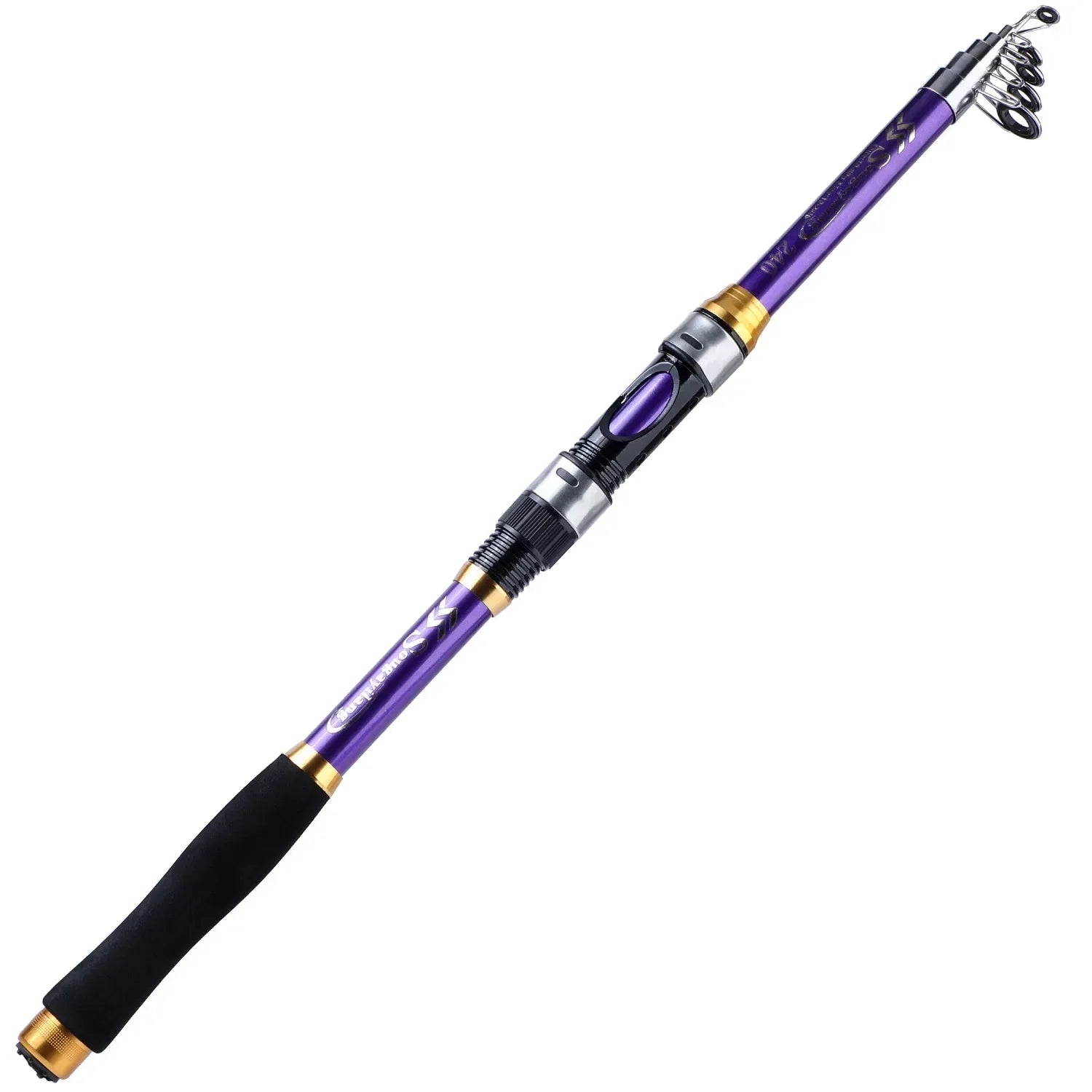 Telescopic Spinning Rod 2.1-3.6M Carbon