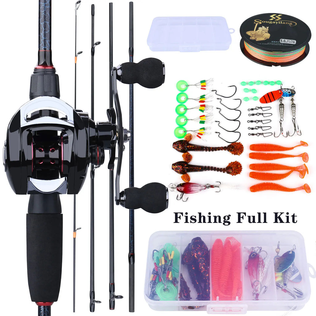 Fishing Rod and Reel Combo Set with Bag
