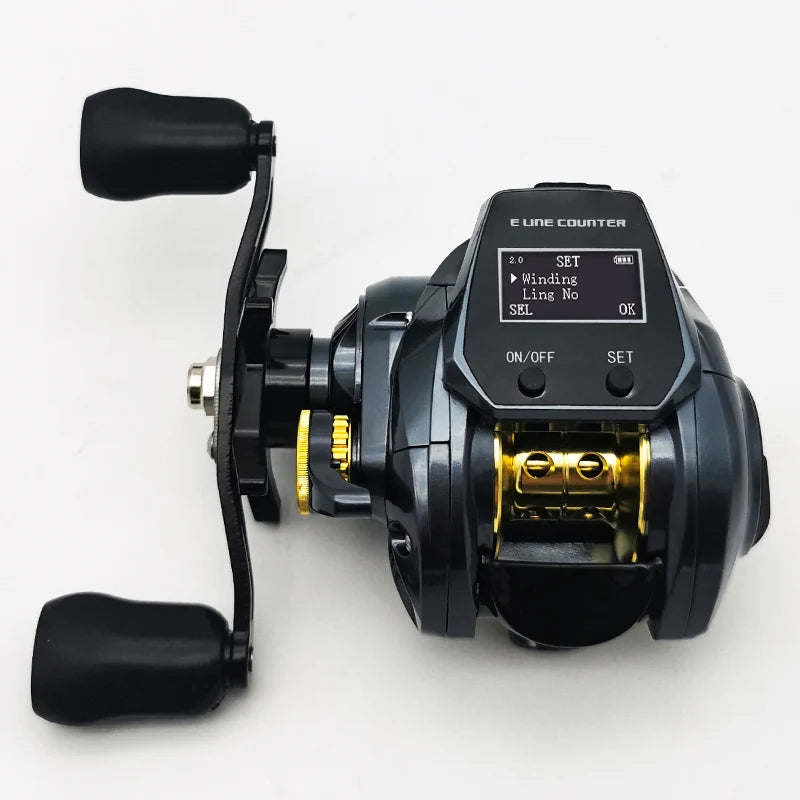 Electronic Fishing Reel LED Display 4 Languages - OCEANIS GEAR