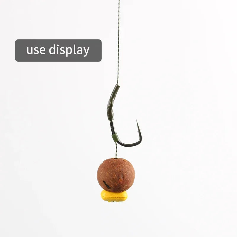 Carp Fishing Hooks Wide Gape - 10pcs PTFE Coated