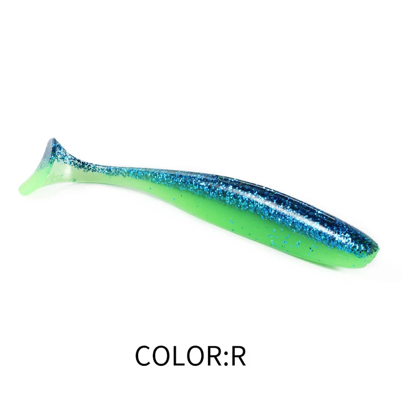 Soft Shiner Lures 50-100mm - Pike Bait 10-20pcs