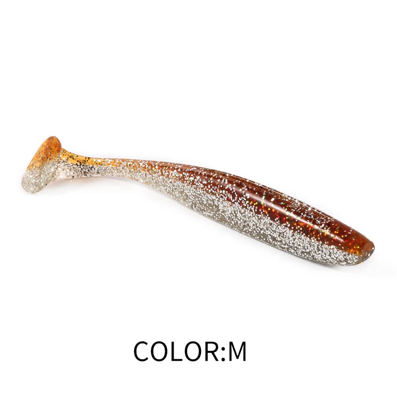 Soft Shiner Lures 50-100mm - Pike Bait 10-20pcs