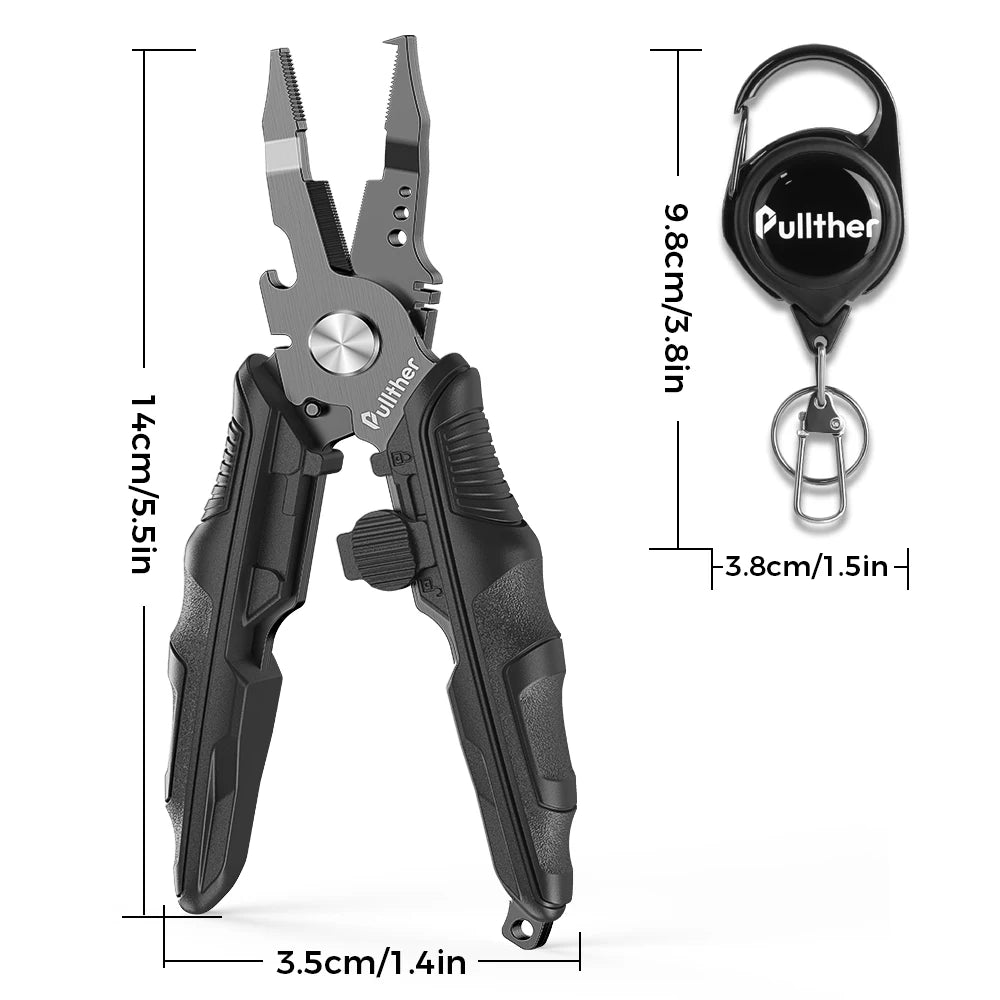Multifunctional Fishing Pliers | Stainless Steel Teflon Coated | 5.5inch
