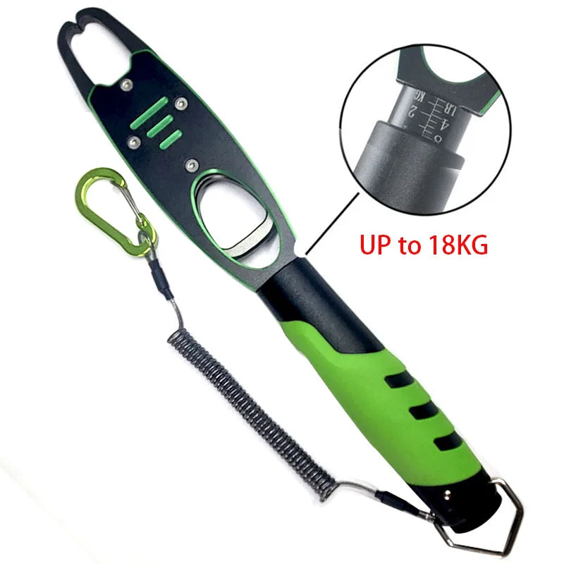Fishing Lip Grip with Scale - 28.8cm Aluminum