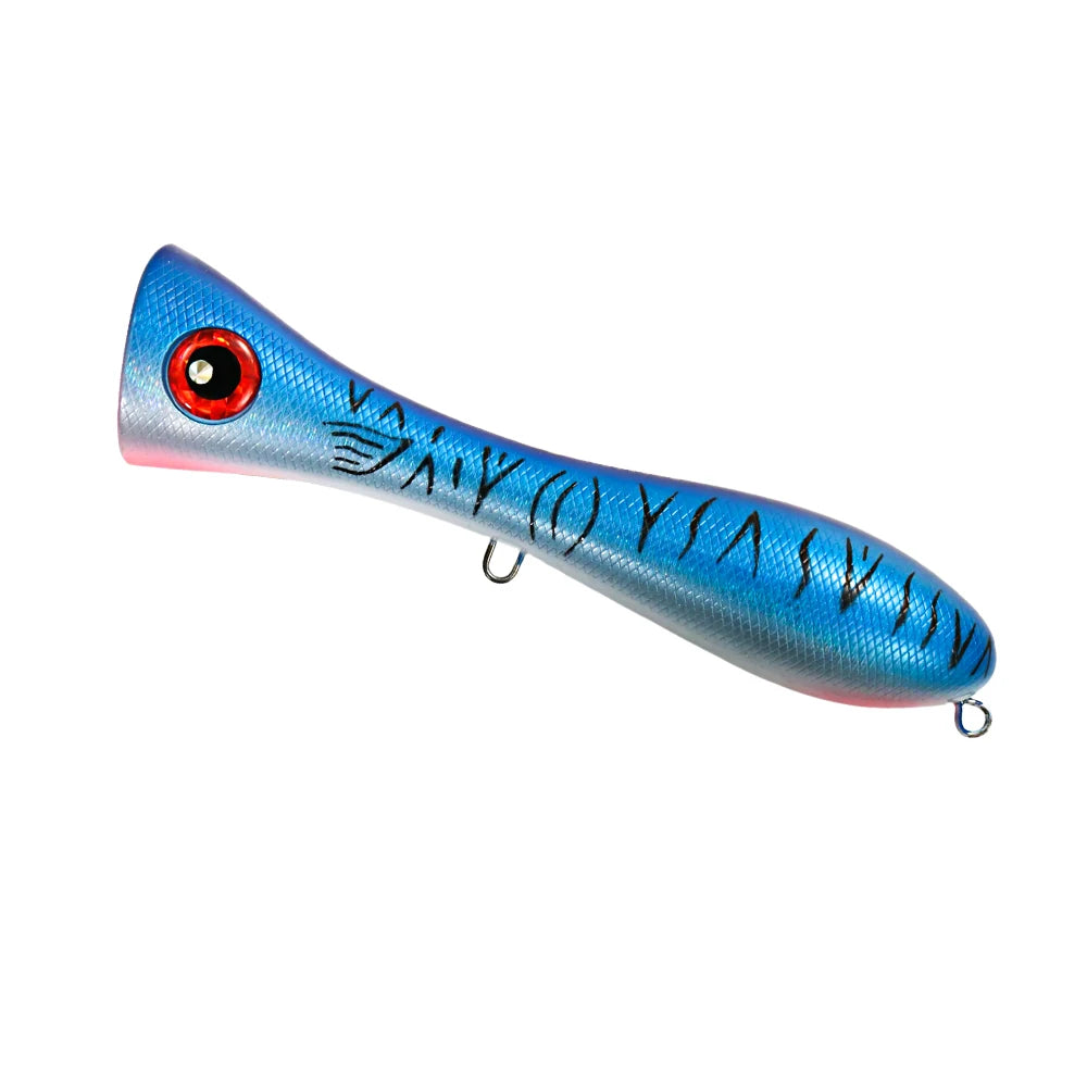 Big Popper Wobbler Fishing Lure Floating Bait 121g Topwater Trolling Artificial Plastic Hard Bait Saltwater Fishing Tackle