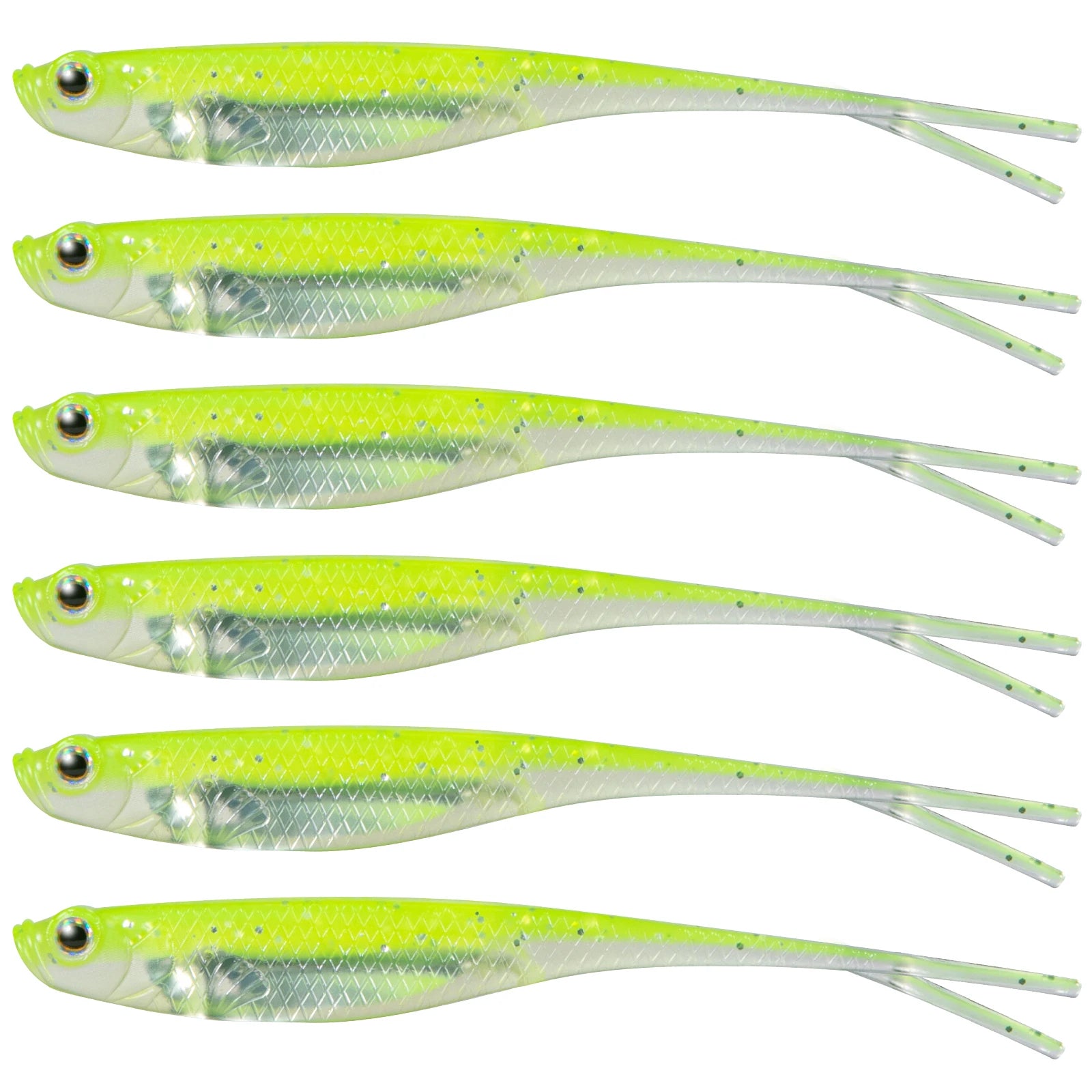 Soft Silicone Fork Tail Fishing Lures | Bass & Saltwater | 75-120mm