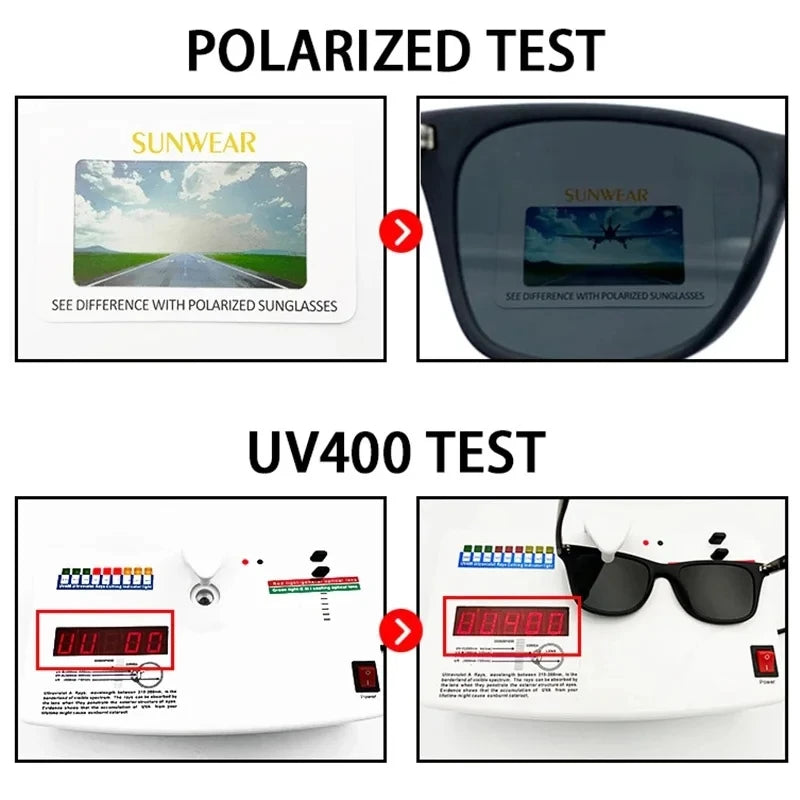 Polarized Fishing Sunglasses – PC Frame UV400 Night Vision