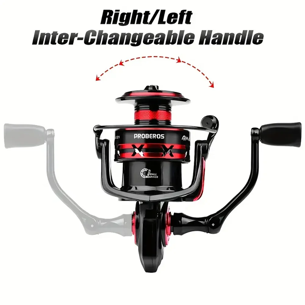 Spinning Reel 5.2:1 - 1000-6000 Series Metal Spool