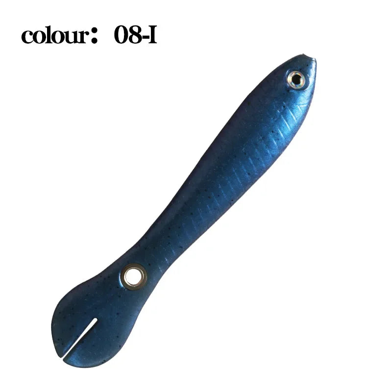 6g 10cm 1pcs Loach Baits Bass Pike Trout Soft Fishing Bait Bouncing Lure Simulation Bionic Silicone Tail Wobbler Lures