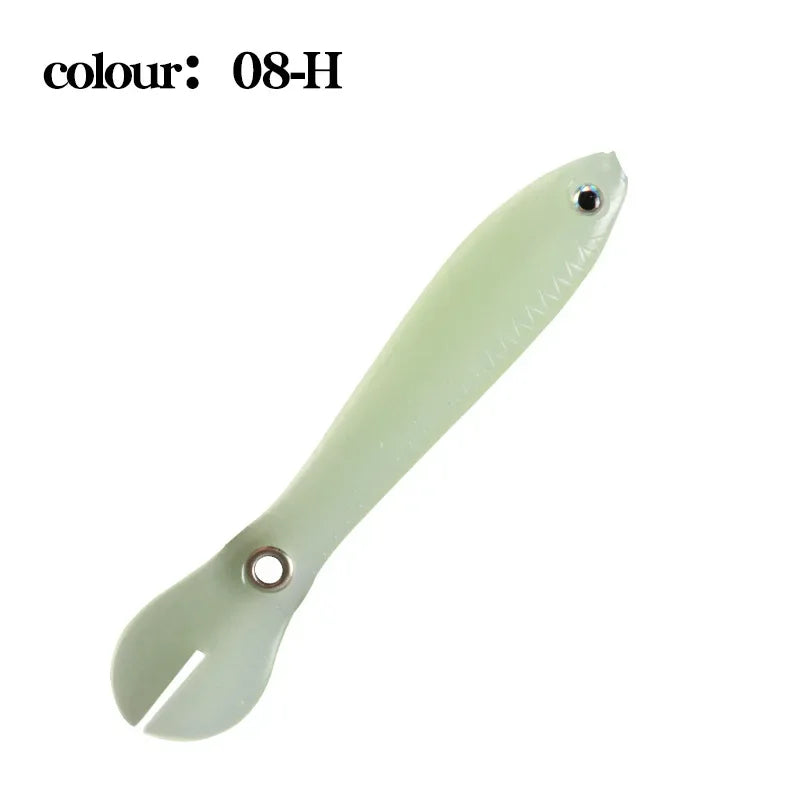 6 g 10 cm 1 pièce Appâts pour loche, bar, brochet et truite, leurre souple rebondissant, leurre à queue oscillante en silicone bionique de simulation