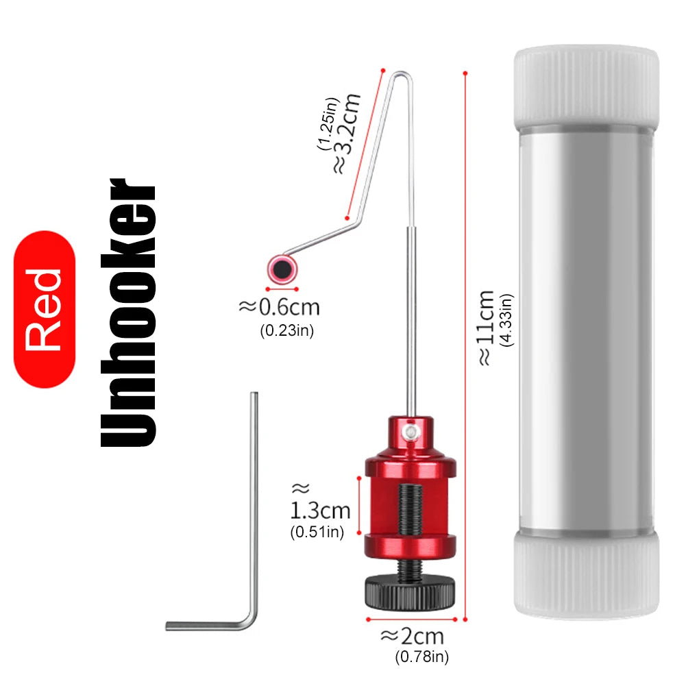 Metal Embedded Hook Extractor | 360° Adjustable | Carp & Grouper