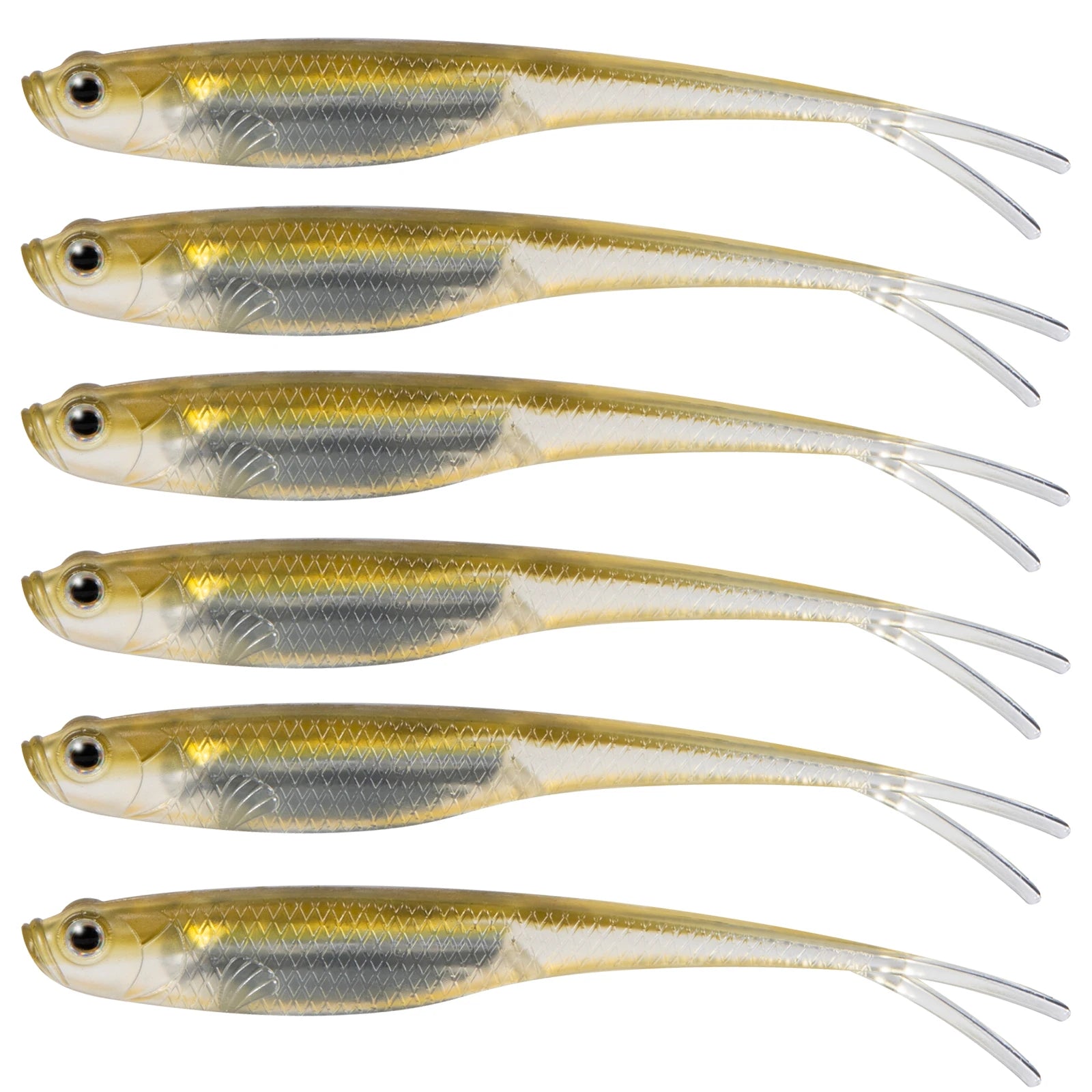 Soft Silicone Fork Tail Fishing Lures | Bass & Saltwater | 75-120mm