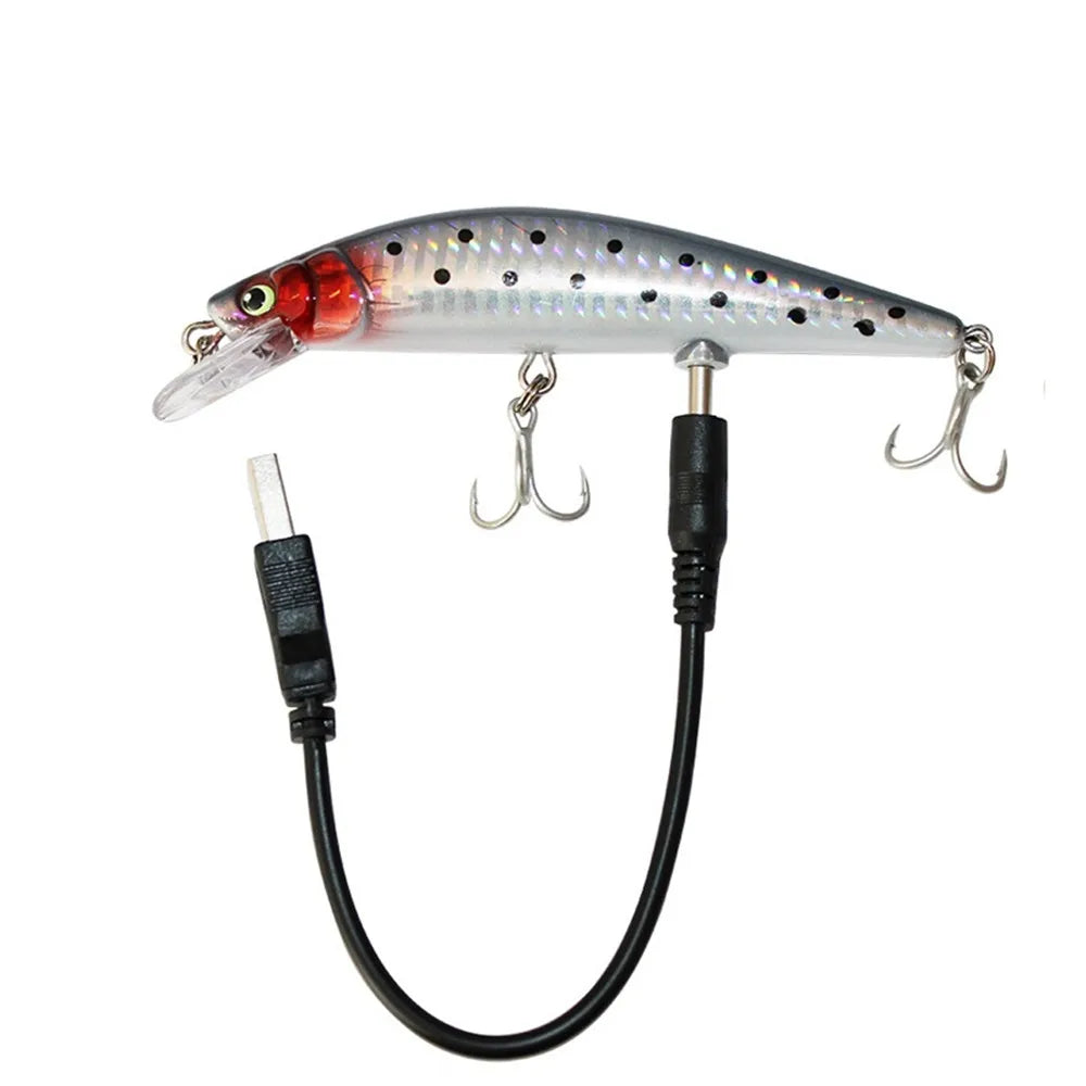 Electric Vibrating LED Lure - USB Rechargeable Waterproof