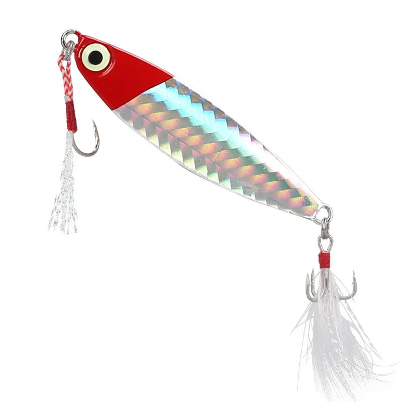 Metal Cast Jig Spoon Lure 7-30G
