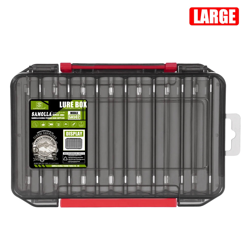 Fishing Tackle Box 14 Compartments | Double-Sided Lure Organizer