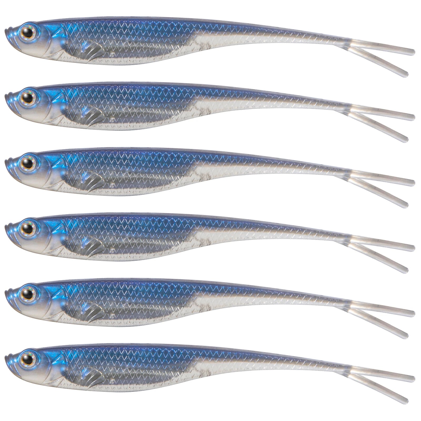 Soft Silicone Fork Tail Fishing Lures | Bass & Saltwater | 75-120mm
