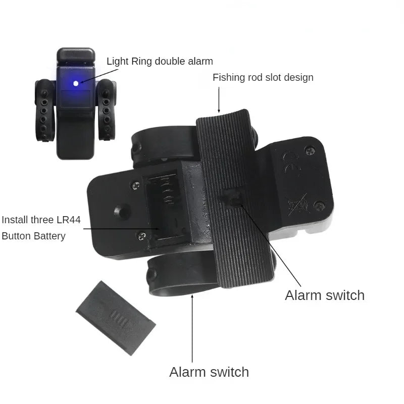 Electronic Fishing Bite Alarm | Buffer Anti-False Alert | Day & Night