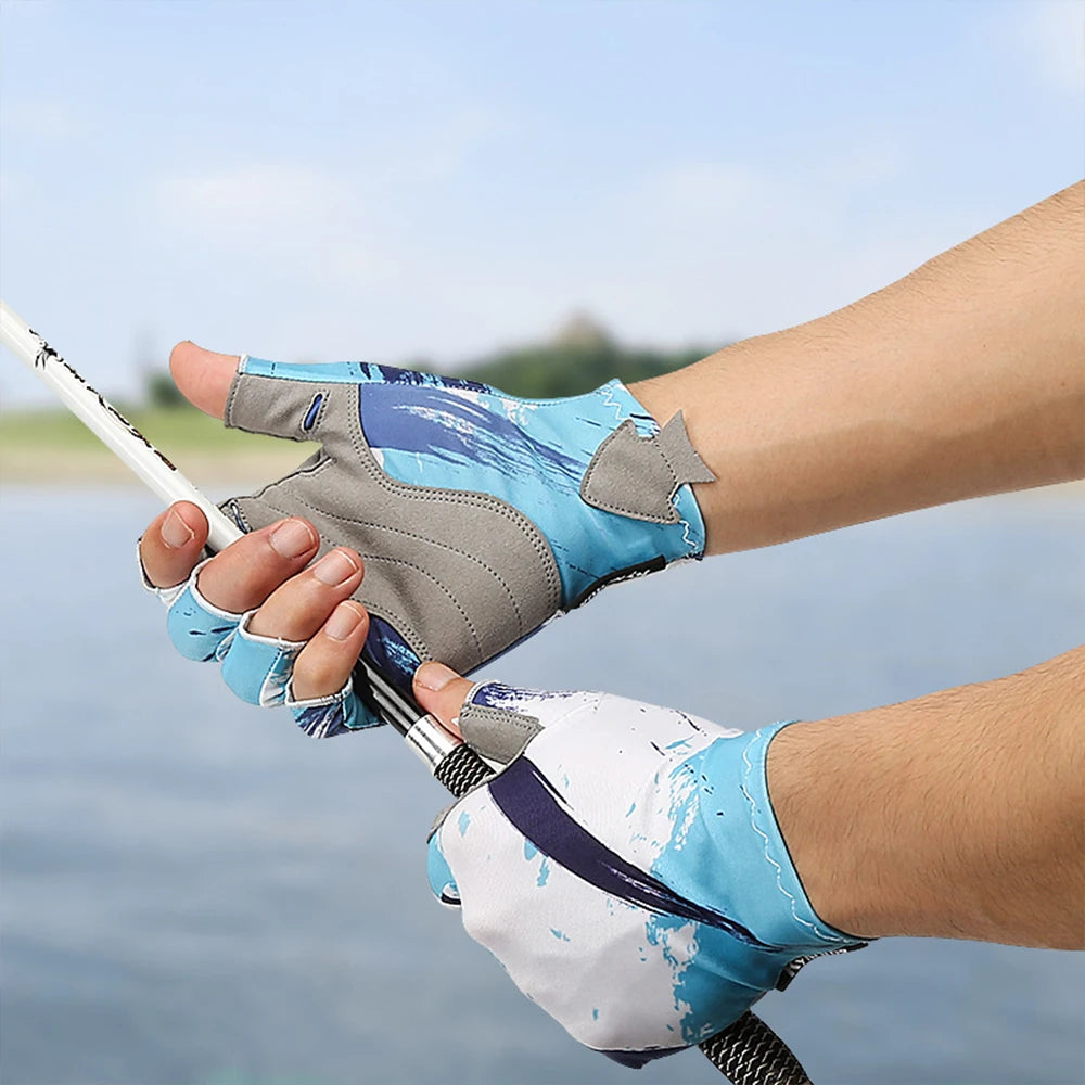 Breathable Fishing Gloves Fingerless UV Protection - OCEANIS GEAR
