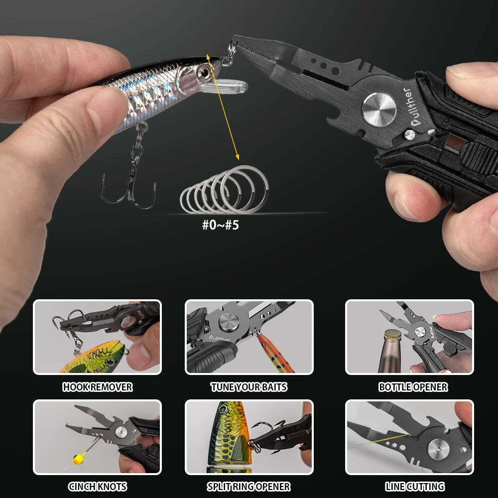 Multifunctional Fishing Pliers | Stainless Steel Teflon Coated | 5.5inch