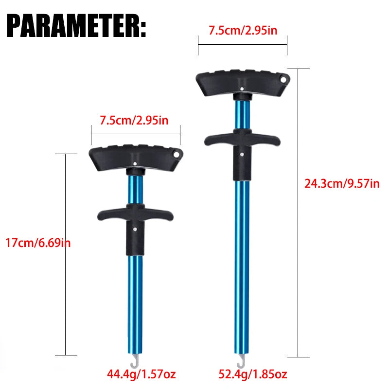 Aluminum Fishing Hook Remover & Lure Detacher | Portable | Small & Large