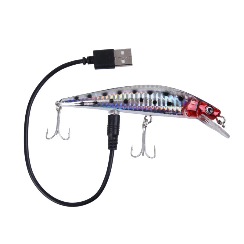 Electric Vibrating LED Lure - USB Rechargeable Waterproof