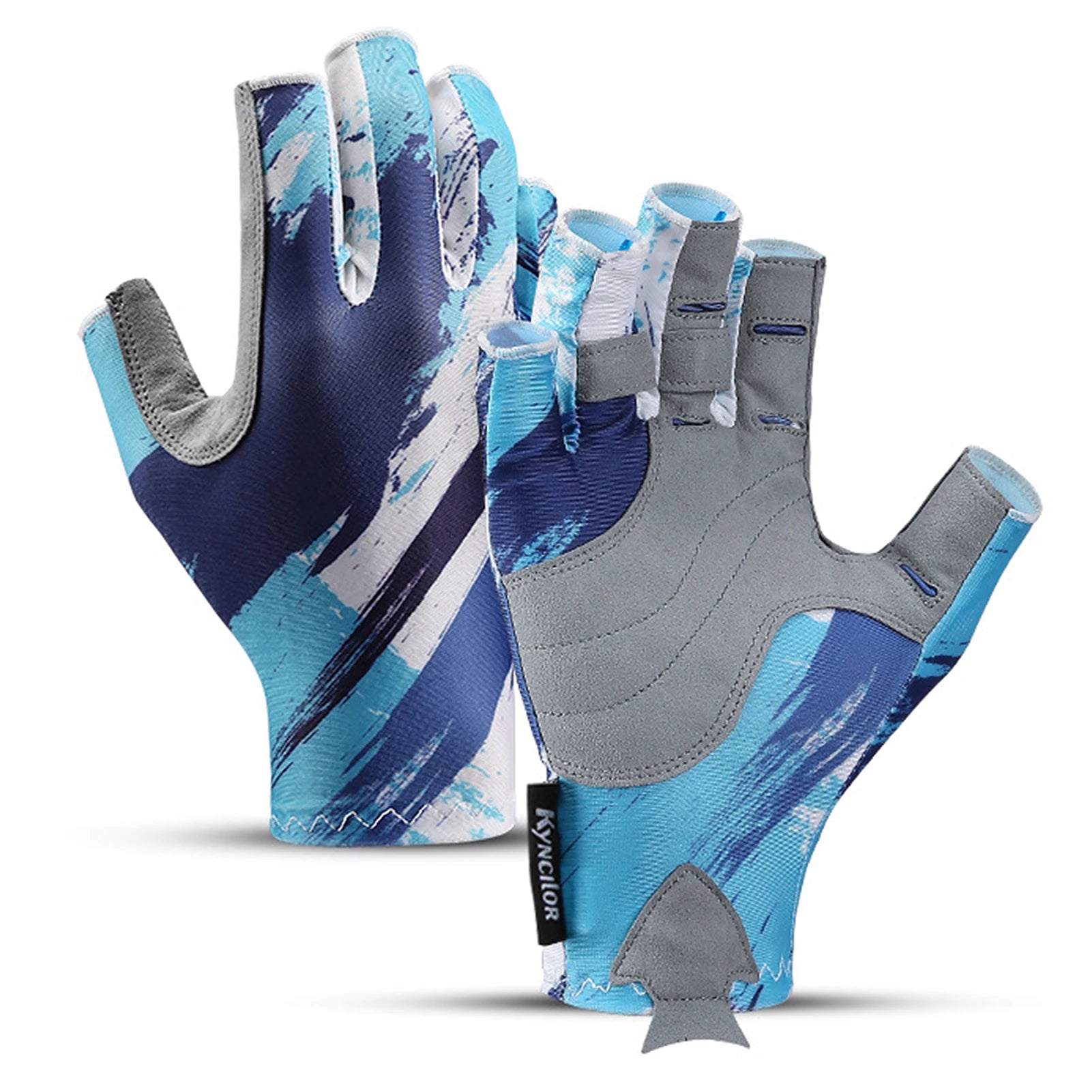 Breathable Fishing Gloves Fingerless UV Protection - OCEANIS GEAR