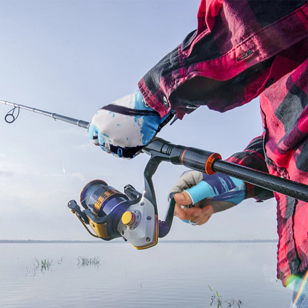 Breathable Fishing Gloves Fingerless UV Protection - OCEANIS GEAR