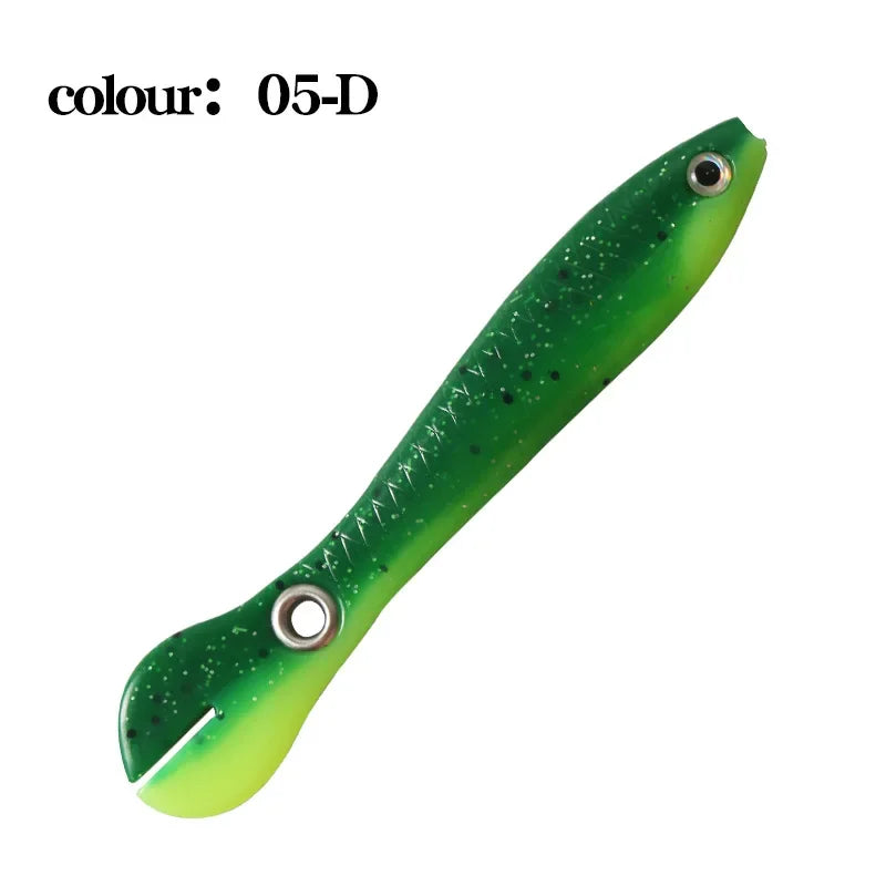 6g 10cm 1pcs Loach Baits Bass Pike Trout Soft Fishing Bait Bouncing Lure Simulation Bionic Silicone Tail Wobbler Lures