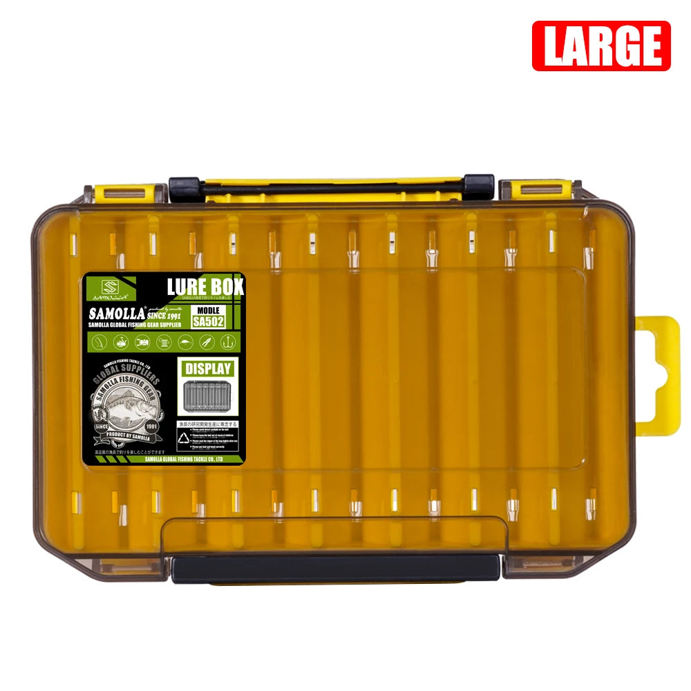 Fishing Tackle Box 14 Compartments | Double-Sided Lure Organizer