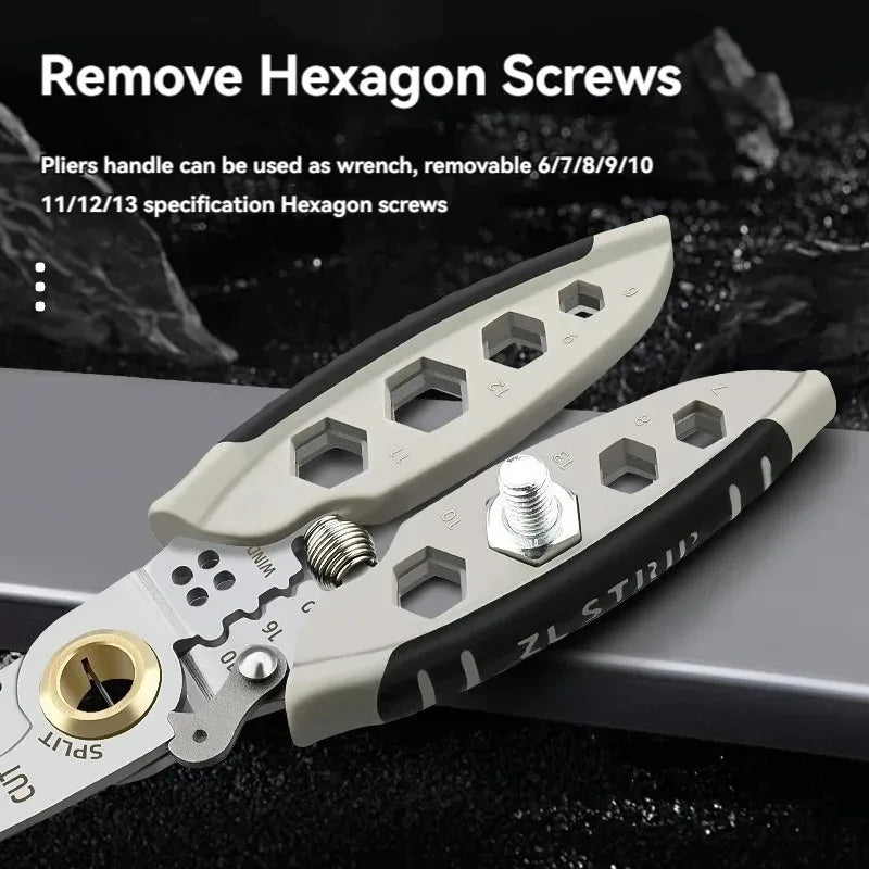 7-inch Multipurpose Wire Stripper Pliers | Chrome Vanadium Steel