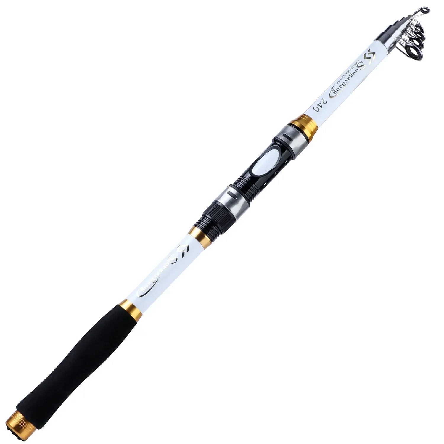 Telescopic Spinning Rod 2.1-3.6M Carbon