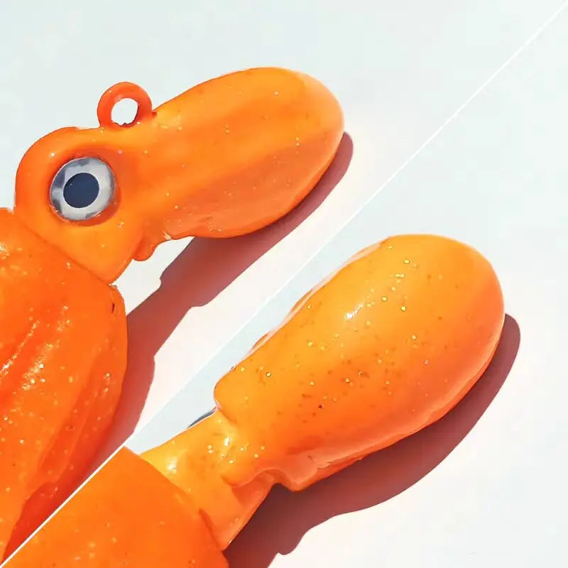 Metal Head Trolling Lure Octopus 100-400g - Glow