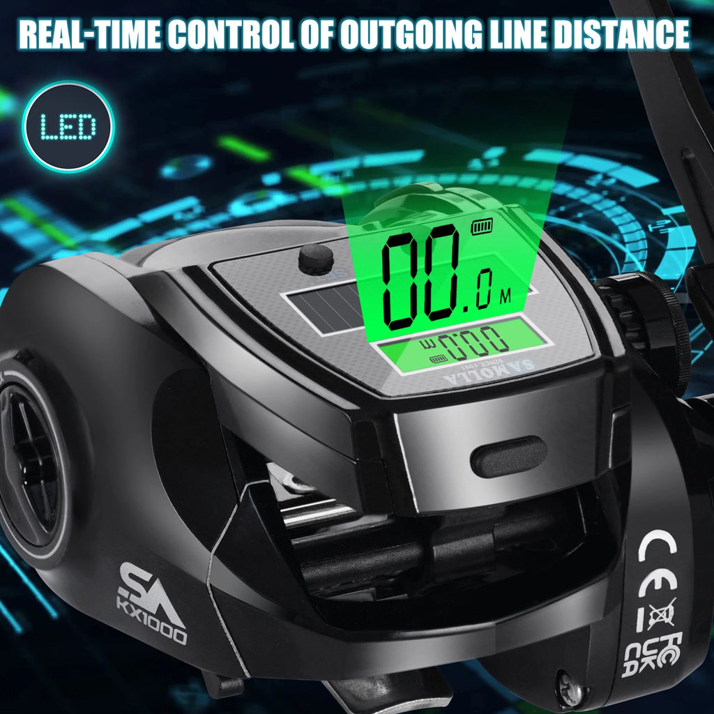 Electric Fishing Reel Solar USB Charge Waterproof - OCEANIS GEAR